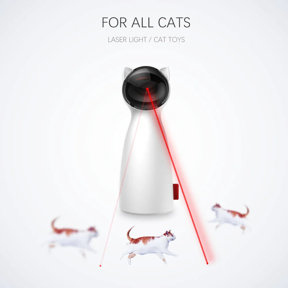 Automatic Cat Laser Toy with USB Charging and 5 Pattern Modes