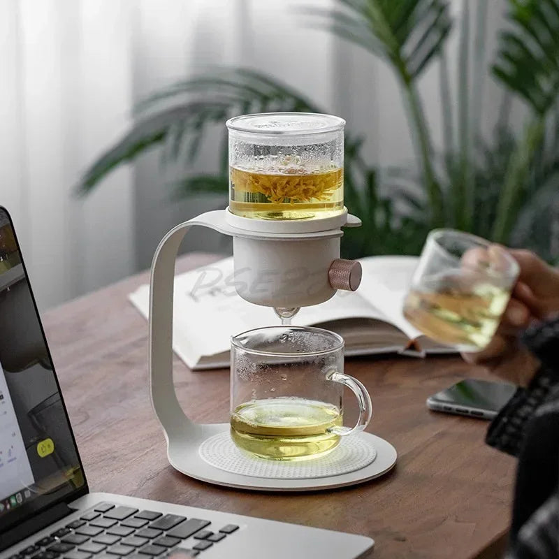 Household Glass Teapot – Drip Filter Ice Drop Cold Extraction Coffee & Tea Pot