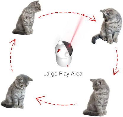 Automatic Cat Laser Toy with USB Charging and 5 Pattern Modes