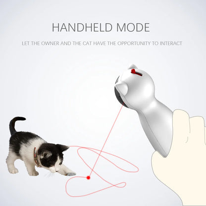 Automatic Cat Laser Toy with USB Charging and 5 Pattern Modes