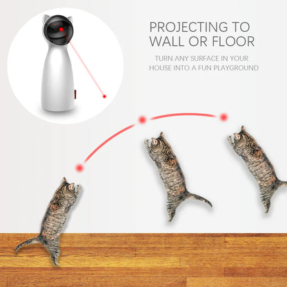 Automatic Cat Laser Toy with USB Charging and 5 Pattern Modes