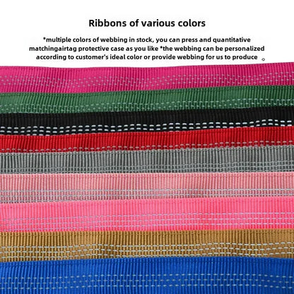 Reflective Waterproof Dog Collar – With Transparent AirTag Cover & Anti-Loss Design